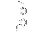 6-[4-(METHYLTHIO)PHENYL]-<span class='lighter'>2-PYRIDINECARBOXALDEHYDE</span>