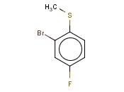 2-溴-4-<span class='lighter'>氟</span>硫<span class='lighter'>苯甲醚</span>