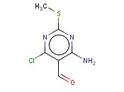 <span class='lighter'>4-AMINO-6-CHLORO-2-METHYLSULFANYL-PYRIMIDINE-5-CARBALDEHYDE</span>