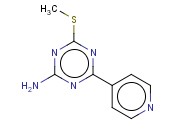 4-(甲基硫代)-6-(4-<span class='lighter'>吡啶</span>基)-1,3,5-三嗪-2-<span class='lighter'>甲</span><span class='lighter'>胺</span>