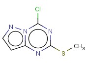 4-CHLORO-2-(METHYLTHIO)PYRAZOLO[1,5-A][<span class='lighter'>1,3,5</span>]<span class='lighter'>TRIAZINE</span>