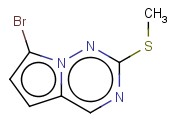 7-BROMO-2-(METHYLTHIO)PYRROLO[2,1-F][1,2,4]TRIAZINE