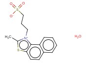 2-甲基-1-(3-磺丙基)萘并[1,2-d]噻唑翁内盐<span class='lighter'>一</span>水