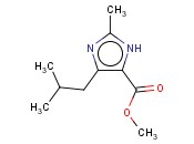 METHYL 4-ISOBUTYL-2-METHYL-1H-IMIDAZOLE-5-<span class='lighter'>CARBOXYLATE</span>