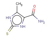 2,3-DIHYDRO-5-METHYL-2-THIOXO-1H-IMIDAZOLE-4-CARBOXAMIDE
