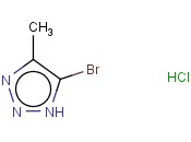 5-Bromo-4-methyl-1H-<span class='lighter'>1,2,3-triazole</span> hydrochloride