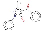 4-<span class='lighter'>苯</span>(<span class='lighter'>甲</span>)<span class='lighter'>酰</span>-3-<span class='lighter'>甲基</span>-1-苯基-5-吡唑啉酮