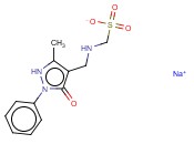 [(2,3-二氢-1,5-二甲基-3-氧代-2-苯基的1H-<span class='lighter'>吡唑</span>-4-基)<span class='lighter'>氨基</span>]甲磺酸
