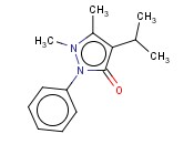 1,5-二甲基-4-异<span class='lighter'>丙基</span>-2-苯基-1,2-二氢-3H-吡唑-3-<span class='lighter'>酮</span>