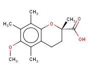(S)-6-甲氧基-2,5,7,8-四<span class='lighter'>甲基色</span>烷-2-羧酸