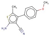 2-AMINO-4-(4-METHOXYPHENYL)-5-METHYLTHIOPHENE-3-CARBONITRILE