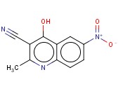 <span class='lighter'>3-QUINOLINECARBONITRILE</span>, 4-HYDROXY-2-METHYL-6-NITRO-