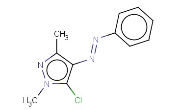 5-CHLORO-1,3-DIMETHYL-4-(2-PHENYLDIAZ-1-ENYL)-1H-PYRAZOLE