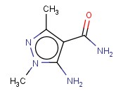 5-<span class='lighter'>AMINO-1,3-DIMETHYL</span>-1H-PYRAZOLE-4-CARBOXAMIDE