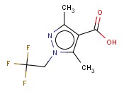 3,5-<span class='lighter'>Dimethyl</span>-1-(2,2,2-trifluoro-ethyl)-1H-<span class='lighter'>pyrazole</span>-4-carboxylic acid