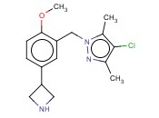 1-(5-(AZETIDIN-3-YL)-<span class='lighter'>2-METHOXYBENZYL</span>)-4-CHLORO-3,5-DIMETHYL-1H-PYRAZOLE