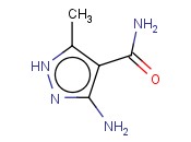3-<span class='lighter'>氨基</span>-5-甲基-1H-<span class='lighter'>吡唑</span>-4-甲酰胺