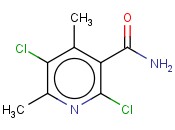 <span class='lighter'>2,5-DICHLORO-4,6-DIMETHYLNICOTINAMIDE</span>