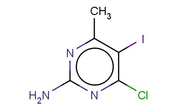 <span class='lighter'>4-CHLORO-5-IODO-6-METHYLPYRIMIDIN-2-AMINE</span>