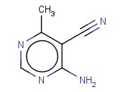 4-AMINO-6-<span class='lighter'>METHYLPYRIMIDINE</span>-5-CARBONITRILE