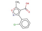 3-(2-<span class='lighter'>CHLOROPHENYL</span>)-5-METHYLISOXAZOLE-4-CARBOXYLIC ACID