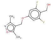 4-[(3,5-二甲基-4-异恶唑基)<span class='lighter'>甲</span><span class='lighter'>氧基</span>]-2,6-二氟<span class='lighter'>苯</span><span class='lighter'>甲醇</span>