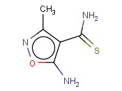 <span class='lighter'>5-AMINO-3-METHYL-4-ISOXAZOLECARBOTHIOAMIDE</span>