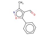 <span class='lighter'>3-METHYL-5-PHENYL-4-ISOXAZOLECARBOXALDEHYDE</span>