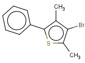 3-<span class='lighter'>溴</span>-2,4-二甲基-5-苯基<span class='lighter'>噻吩</span>