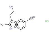 3-(2-<span class='lighter'>AMINO</span>-ETHYL)-2-METHYL-1H-INDOLE-5-CARBONITRILE <span class='lighter'>HYDROCHLORIDE</span>