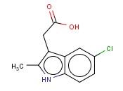 (5-<span class='lighter'>CHLORO-2-METHYL-1H-INDOL-3-YL</span>)-<span class='lighter'>ACETIC</span> ACID