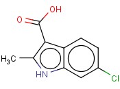 6-<span class='lighter'>CHLOROINDOLE</span>-2-METHYL-3-CARBOXYLIC ACID