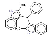 bis(2-methylindol-3-yl)phenylmethane