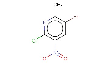 <span class='lighter'>3-BROMO-6-CHLORO-2-METHYL-5-NITROPYRIDINE</span>