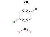 3-<span class='lighter'>BROMO</span>-6-CHLORO-2-METHYL-5-NITROPYRIDINE