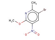 2-甲基-5-<span class='lighter'>硝基</span>-6-甲氧基-3-<span class='lighter'>溴</span><span class='lighter'>吡啶</span>