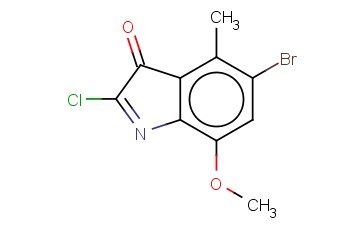 <span class='lighter'>5-BROMO-2-CHLORO-7-METHOXY-4-METHYL-3-PSEUDOINDOLONE</span>
