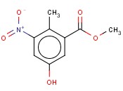 METHYL 5-HYDROXY-3-<span class='lighter'>NITRO</span>-2-METHYLBENZOATE