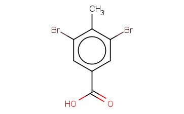 <span class='lighter'>3,5</span>-<span class='lighter'>二</span><span class='lighter'>溴</span>-4-<span class='lighter'>甲基</span><span class='lighter'>苯甲酸</span>