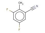 3,5-<span class='lighter'>DIFLUORO</span>-2-METHYLBENZONITRILE