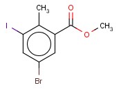 5-BROMO-3-IODO-2-METHYL BENZOIC ACID METHYL ESTER