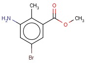 3-氨基-5-<span class='lighter'>溴</span>-2-甲基<span class='lighter'>苯甲酸</span>甲酯