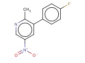 3-(4-FLUOROPHENYL)-<span class='lighter'>2-METHYL-5-NITROPYRIDINE</span>