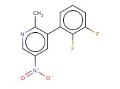 3-(2,3-DIFLUOROPHENYL)-<span class='lighter'>2-METHYL-5-NITROPYRIDINE</span>