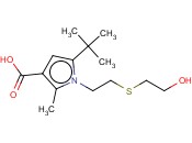 5-TERT-BUTYL-1-[2-(2-HYDROXYETHYLTHIO)ETHYL]-2-<span class='lighter'>METHYLPYRROLE</span>-3-CARBOXYLIC ACID