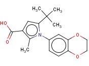 5-TERT-BUTYL-1-(1,4-DIOXOBENZ-6-YL)-2-<span class='lighter'>METHYLPYRROLE</span>-3-CARBOXYLIC ACID