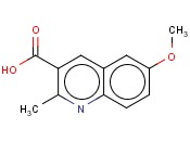 <span class='lighter'>6-METHOXY-2-METHYLQUINOLINE-3-CARBOXYLIC</span> ACID