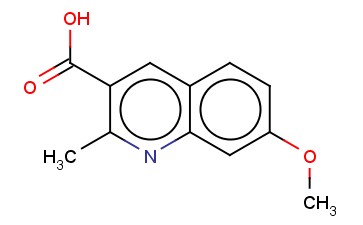 <span class='lighter'>7-METHOXY-2-METHYLQUINOLINE-3-CARBOXYLIC</span> ACID