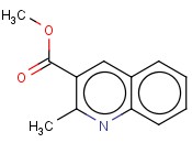 METHYL 2-METHYLQUINOLINE-3-CARBOXYLATE