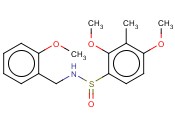 2,4-DIMETHOXY-N-(<span class='lighter'>2-METHOXYBENZYL</span>)-3-METHYLBENZENESULFINAMIDE